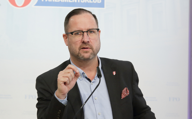 FPÖ-Generalsekretär Christian Hafenecker.