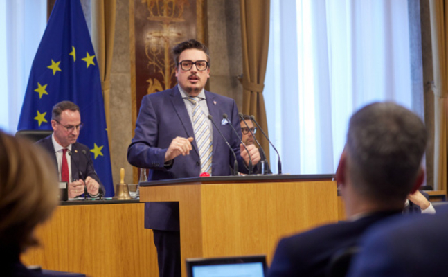 FPÖ-Bundesrat Christoph Steiner im Bundesrat.