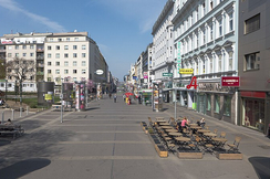 Die Favoritenstraße und der anschließende Keplerplatz waren nicht zum erstem Mal Schauplatz blutiger Messerattacken.