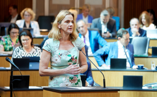 FPÖ-Sozialsprecherin Dagmar Belakowitsch im Hohen Haus.