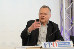 FPÖ-EU-Madatar Gerald Hauser.