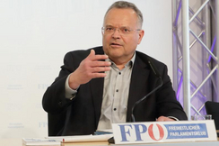 FPÖ-EU-Mandatar Gerald Hauser.